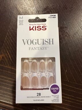 KISS VoguiSH Fantasy Sculpted Nude Press-On Nails - Neutral Pink